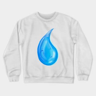 Pouring whale oil painted Crewneck Sweatshirt